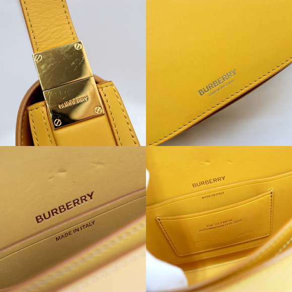 Burberry 21AW Olympia Bag Small Leather One Shoulder Isetan Shinjuku Limited ... - Picture 9 of 10